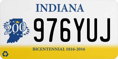 IN license plate 976YUJ