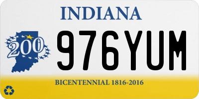 IN license plate 976YUM
