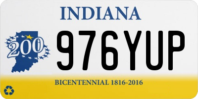 IN license plate 976YUP
