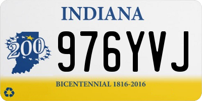 IN license plate 976YVJ