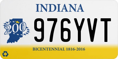 IN license plate 976YVT