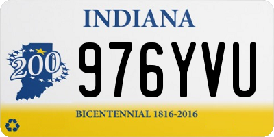 IN license plate 976YVU