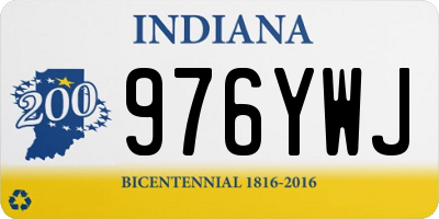 IN license plate 976YWJ