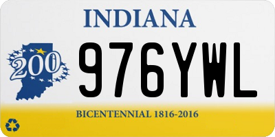 IN license plate 976YWL