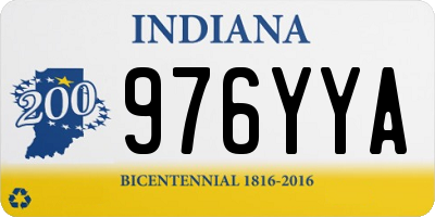 IN license plate 976YYA