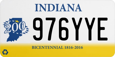 IN license plate 976YYE
