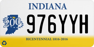 IN license plate 976YYH