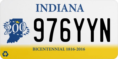 IN license plate 976YYN