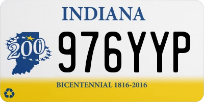IN license plate 976YYP