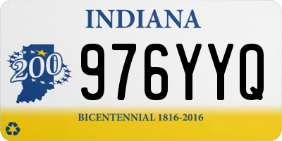 IN license plate 976YYQ