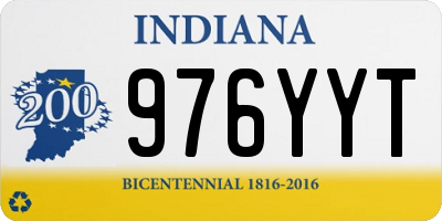 IN license plate 976YYT