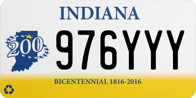 IN license plate 976YYY