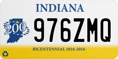 IN license plate 976ZMQ