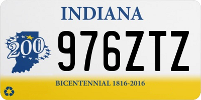 IN license plate 976ZTZ