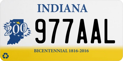 IN license plate 977AAL
