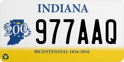 IN license plate 977AAQ