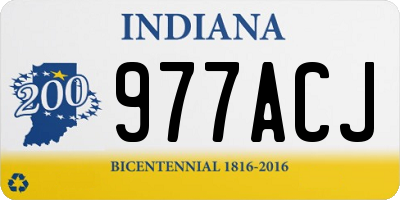 IN license plate 977ACJ