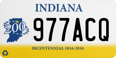 IN license plate 977ACQ