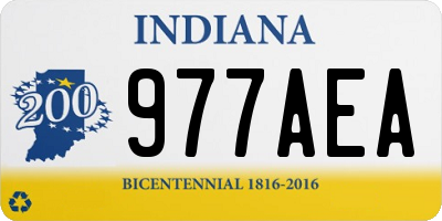 IN license plate 977AEA