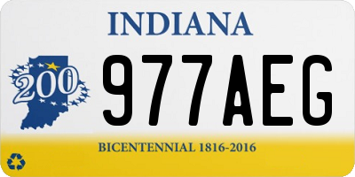 IN license plate 977AEG