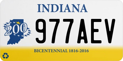 IN license plate 977AEV