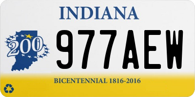 IN license plate 977AEW