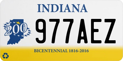 IN license plate 977AEZ
