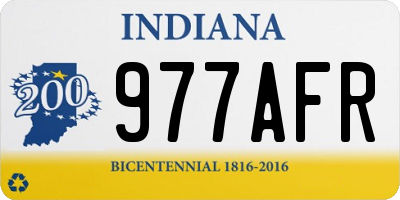 IN license plate 977AFR