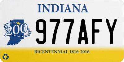 IN license plate 977AFY