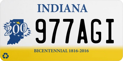 IN license plate 977AGI
