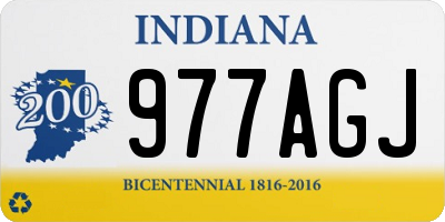 IN license plate 977AGJ
