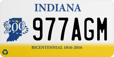 IN license plate 977AGM