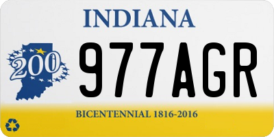 IN license plate 977AGR
