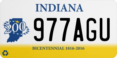 IN license plate 977AGU