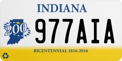 IN license plate 977AIA