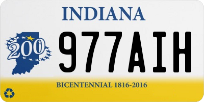 IN license plate 977AIH