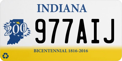 IN license plate 977AIJ
