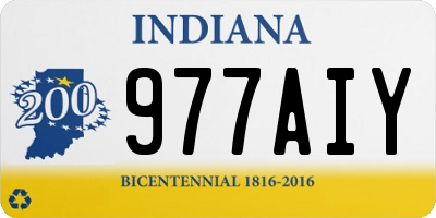 IN license plate 977AIY