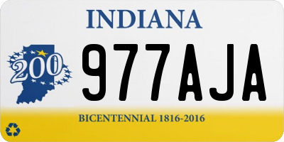 IN license plate 977AJA