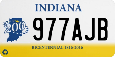 IN license plate 977AJB