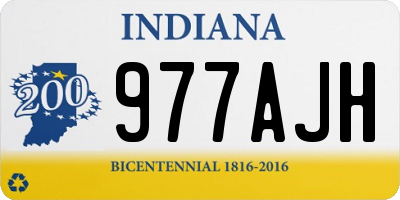 IN license plate 977AJH