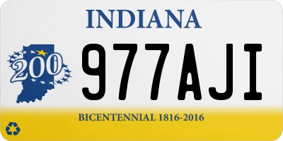 IN license plate 977AJI