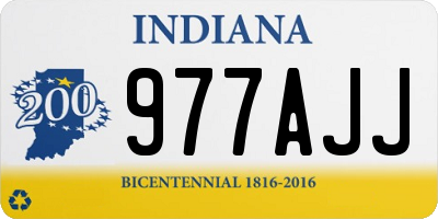 IN license plate 977AJJ