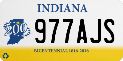 IN license plate 977AJS
