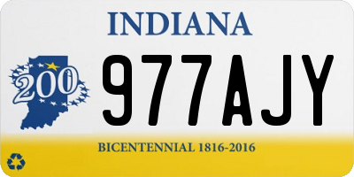 IN license plate 977AJY