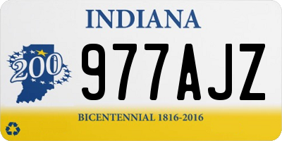 IN license plate 977AJZ