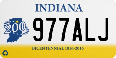 IN license plate 977ALJ
