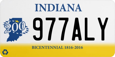 IN license plate 977ALY