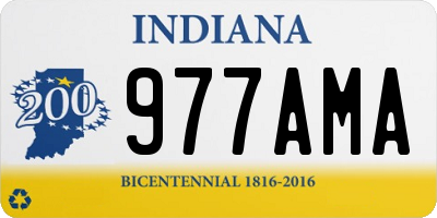 IN license plate 977AMA