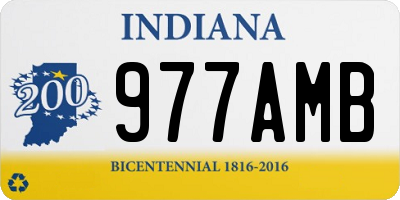 IN license plate 977AMB